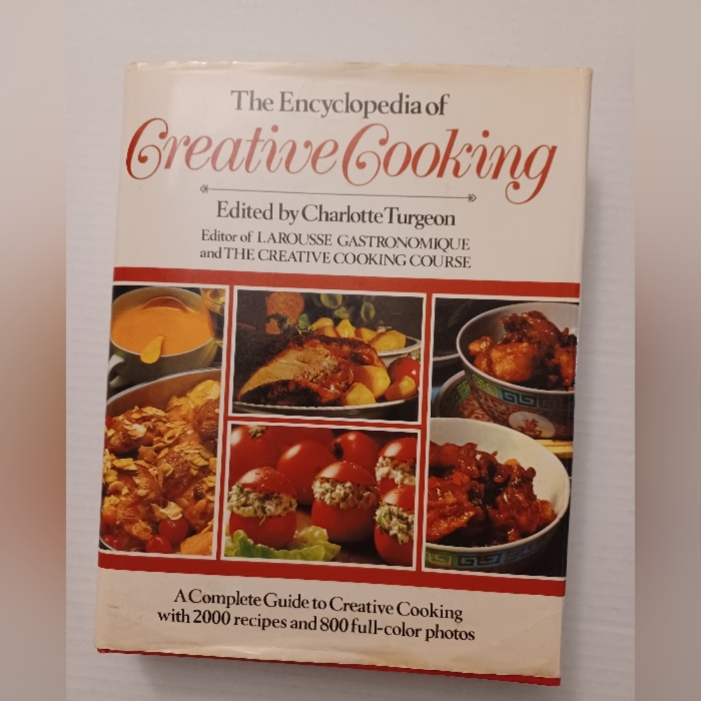 4/$40 Creative Cooking Encyclopedia - Hardcover With Book Jacket